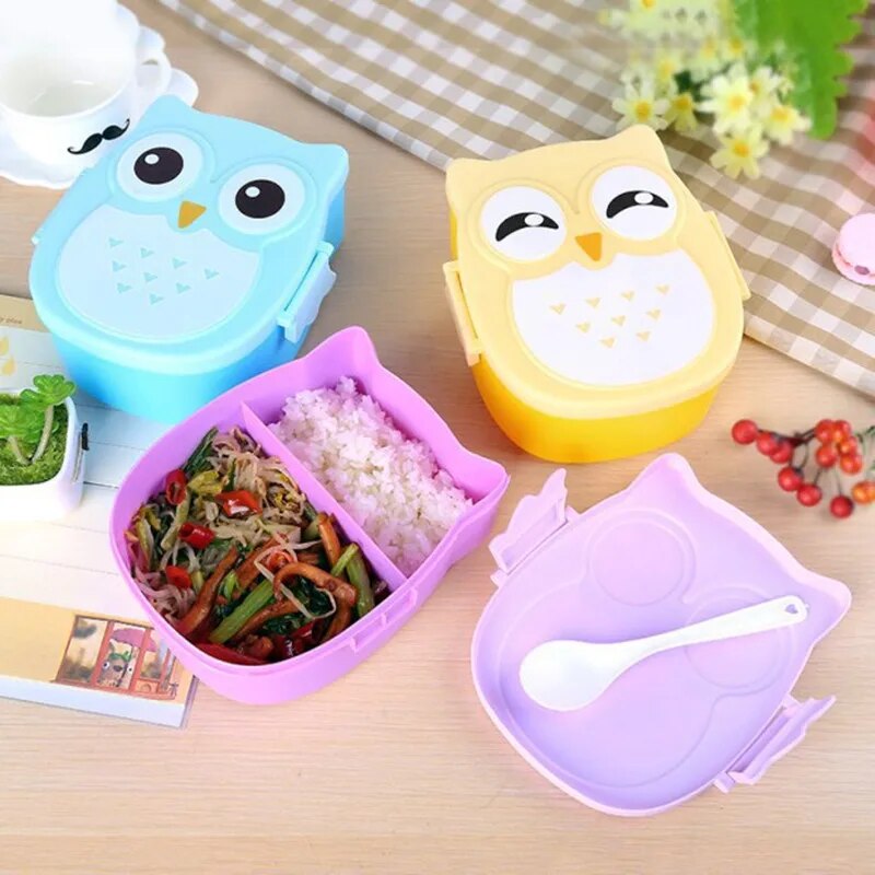 Meal Prep Box - Portable Plastic Children Students Lunch Box