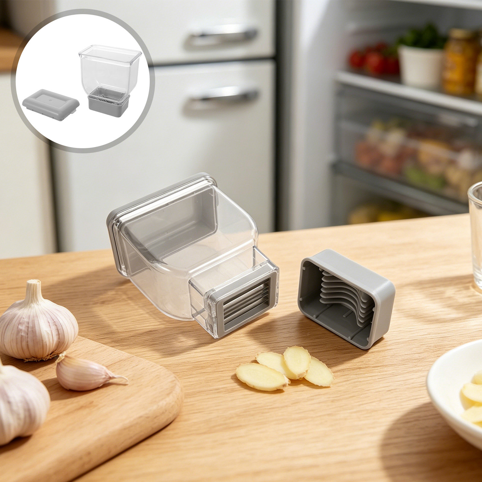 Meal Prep Quick And Easy - Mini Garlic Dicer Press Garlic Chopper