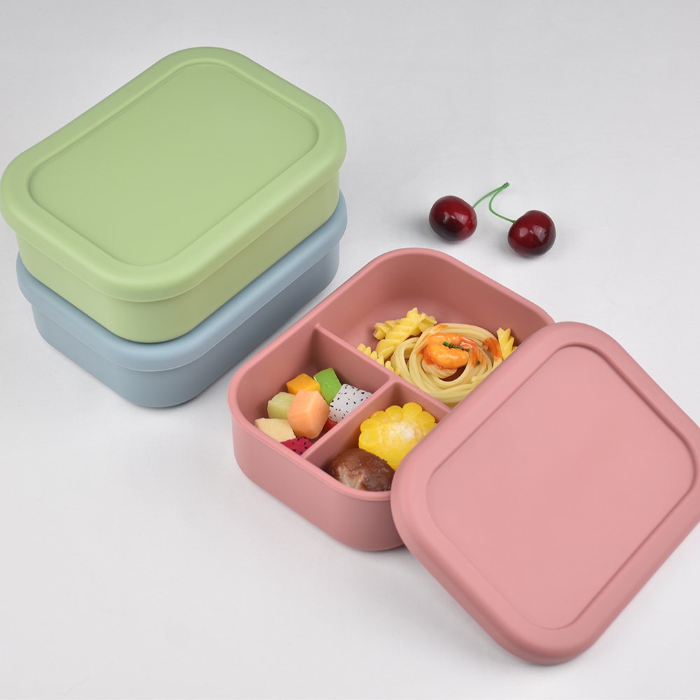 3-Compartment Food Grade Silic - đánh giá và giá Meal Prep Meal Ideas