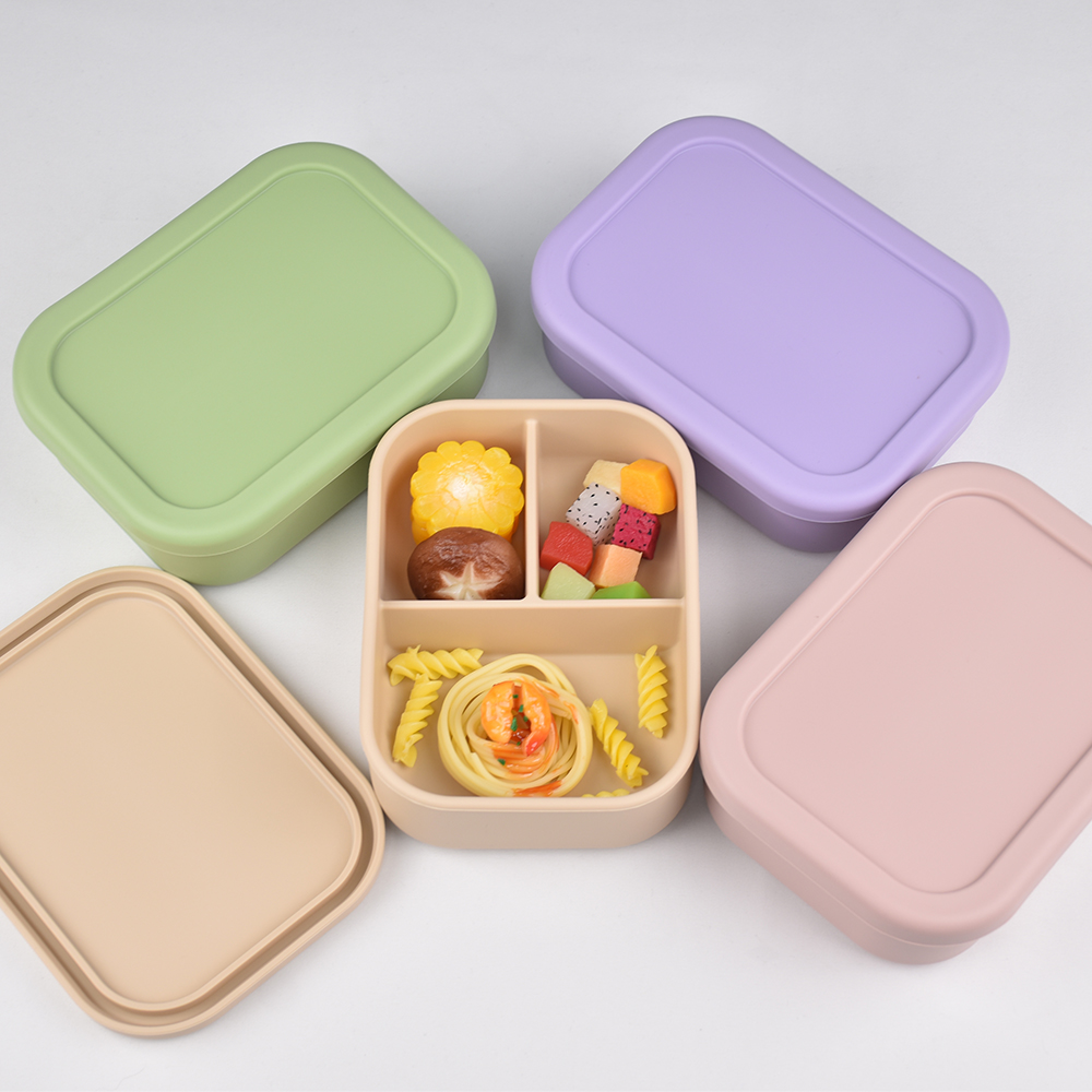 3-Compartment Food Grade Silic - đánh giá và giá Meal Prep Meal Ideas