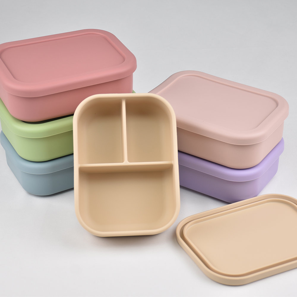 3-Compartment Food Grade Silic - đánh giá và giá Meal Prep Meal Ideas