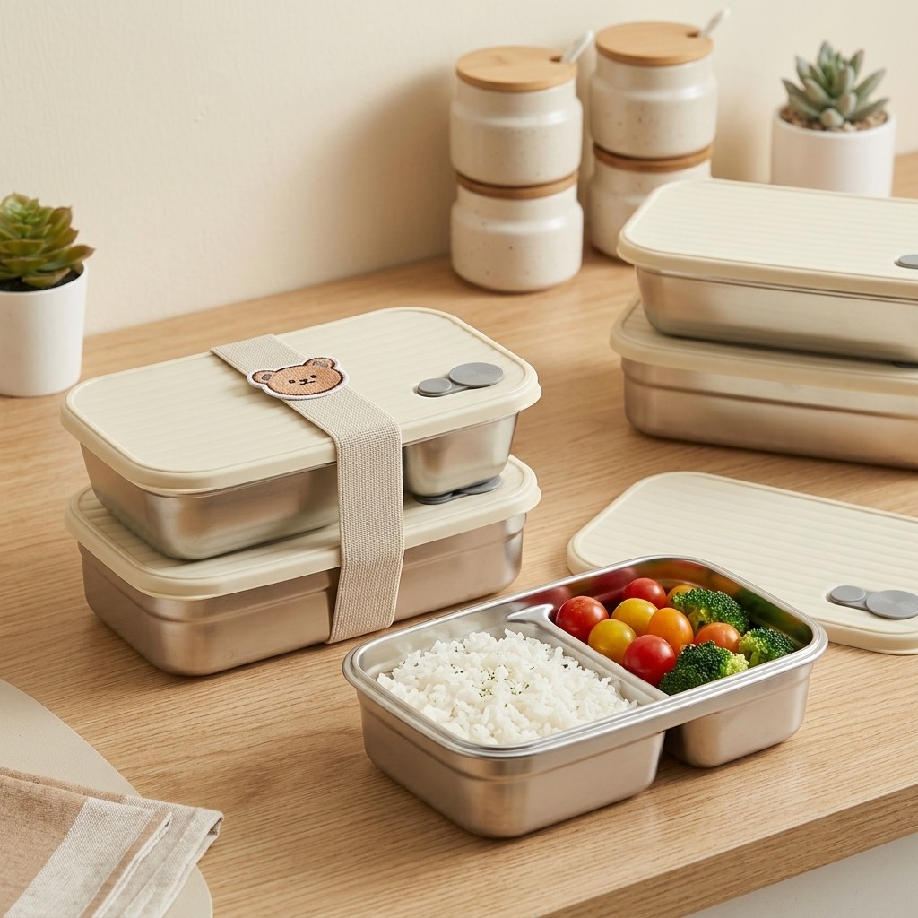 Stainless Steel Bento Box Meta - đánh giá và giá Meal Prep Meal Ideas