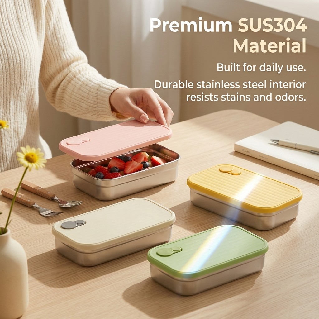 Stainless Steel Bento Box Meta - đánh giá và giá Meal Prep Meal Ideas