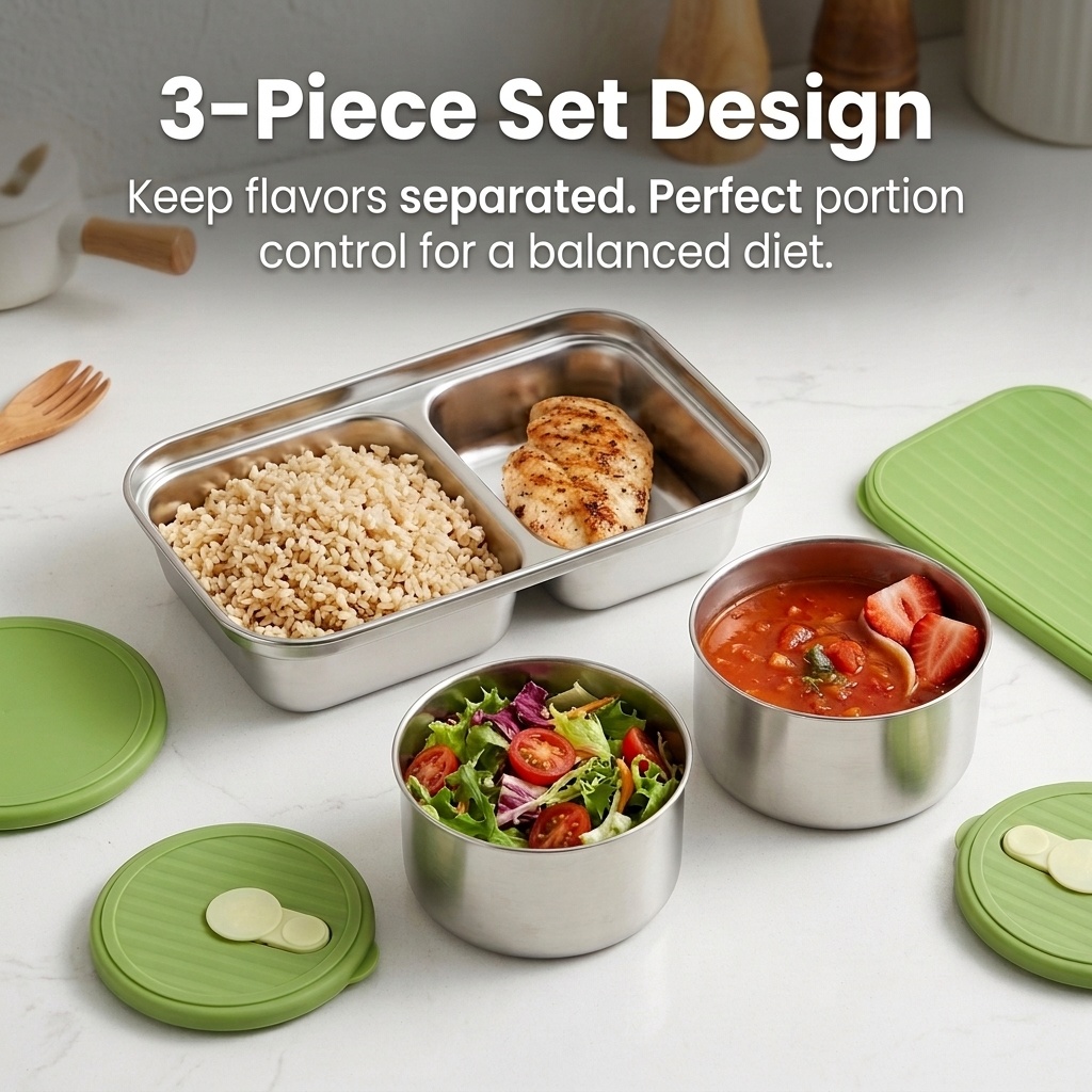 Microwave Safe 304 Stainless S - đánh giá và giá Meal Prep Meal Ideas