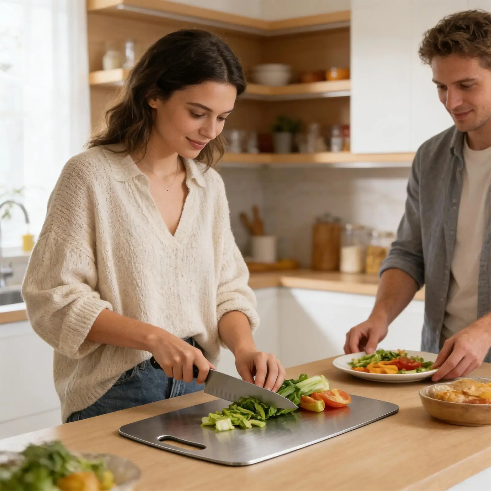 Stainless Steel Chopping Board - đánh giá và giá Meal Prep Chicken