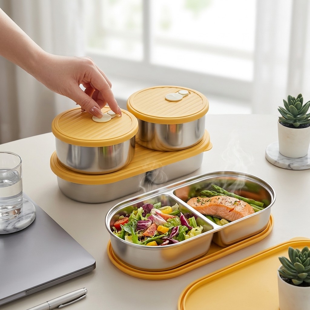 Microwavable 304 Stainless Ste - đánh giá và giá Meal Prep Meal Ideas