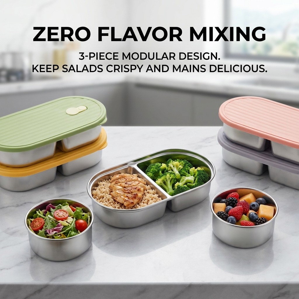 Microwavable 304 Stainless Ste - đánh giá và giá Meal Prep Meal Ideas