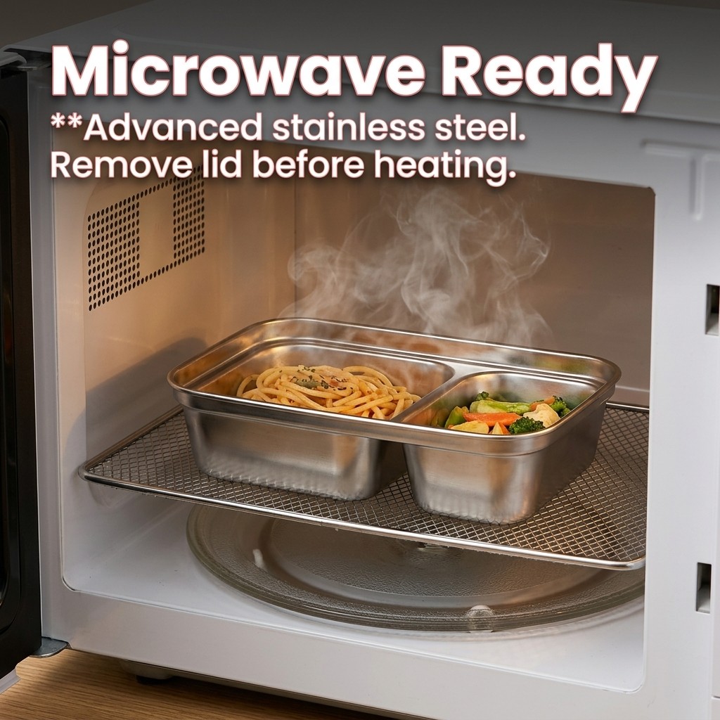 Microwave Safe 304 Stainless S - đánh giá và giá Meal Prep Box