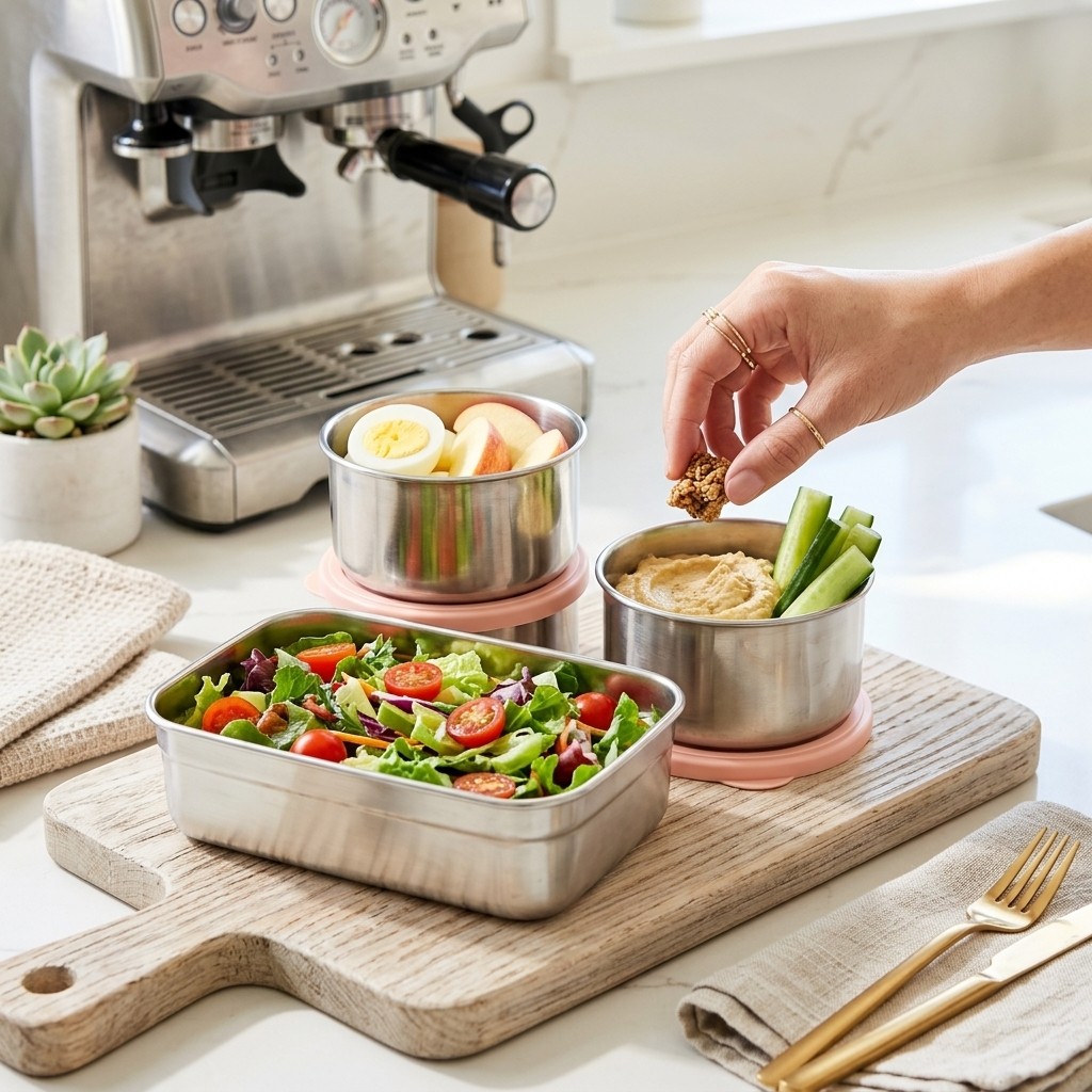 Microwave Safe 304 Stainless S - đánh giá và giá Meal Prep Box