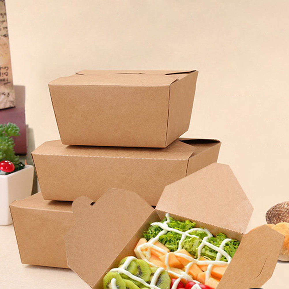 20Pcs Kraft Paper Lunch Box Di - đánh giá và giá Meal Prep For A Day