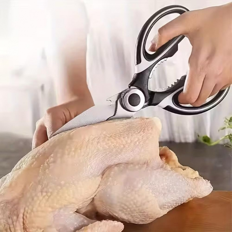 Stainless Steel Kitchen Shears - đánh giá và giá Meal Prep Chicken