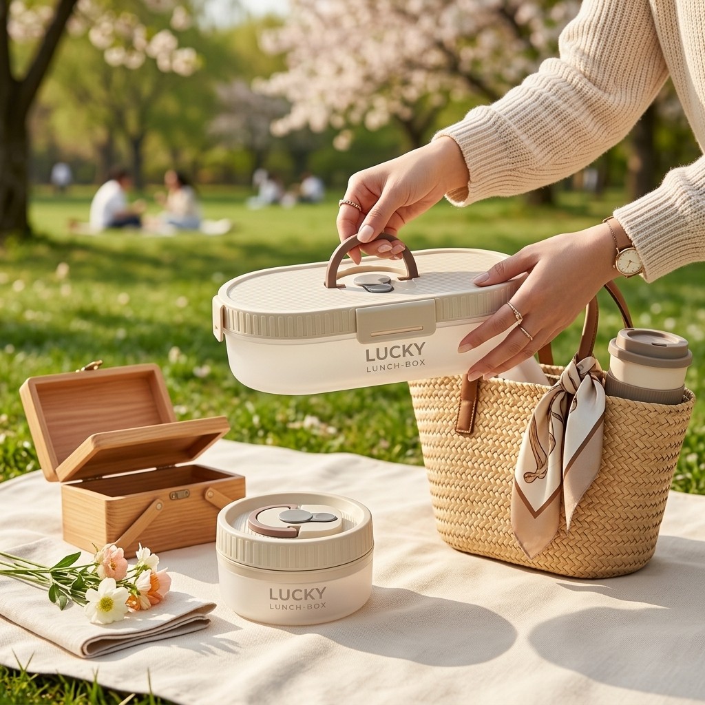 Portable Bento Lunch Box Set L - đánh giá và giá Meal Prep Meal Ideas