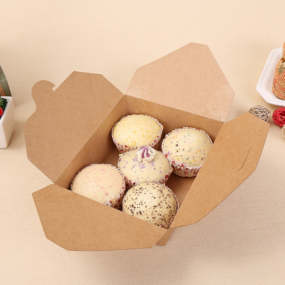 20Pcs Kraft Paper Lunch Box 80 - đánh giá và giá Meal Prep For A Day