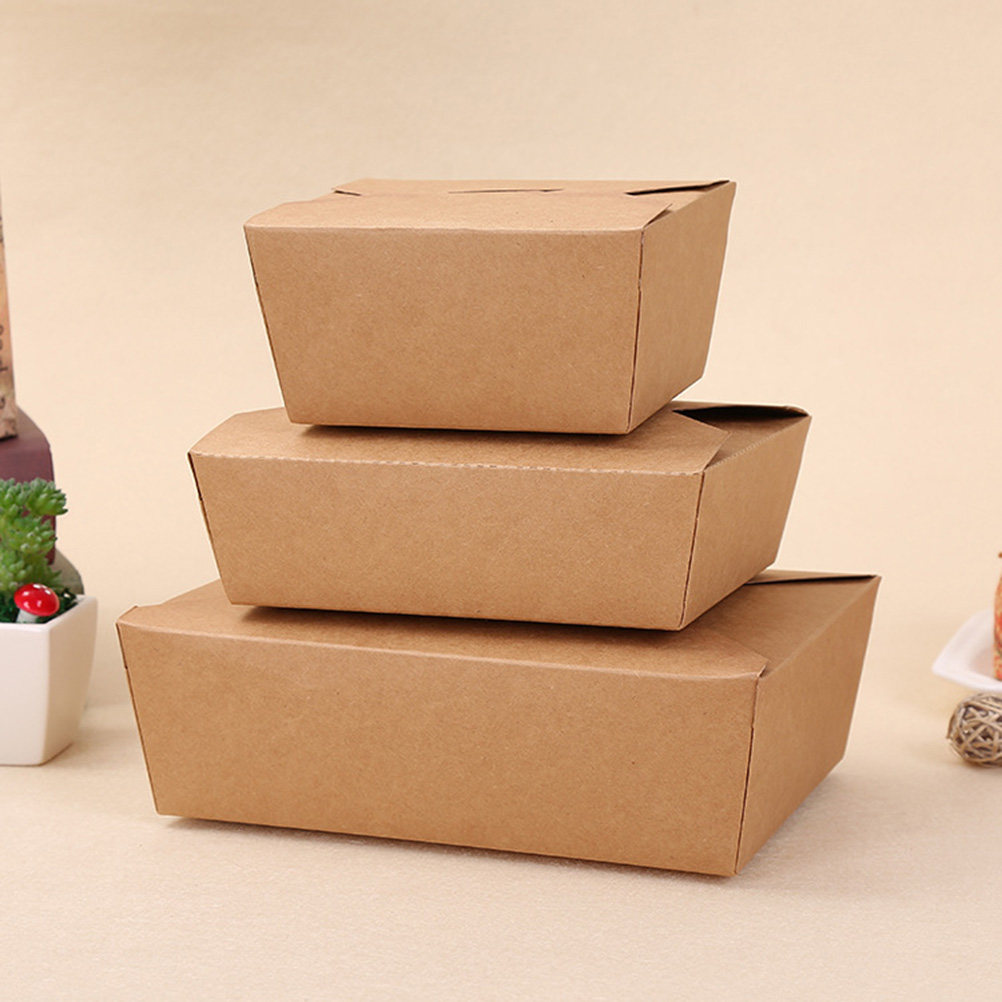 20Pcs Kraft Paper Lunch Box 80 - đánh giá và giá Meal Prep For A Day