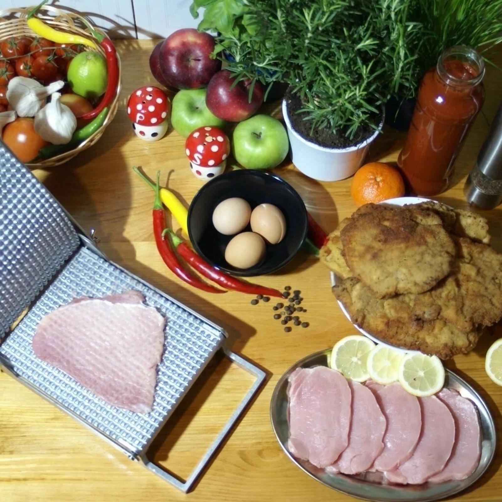Meat Tenderizer Stainless Stee - đánh giá và giá Meal Prep Chicken