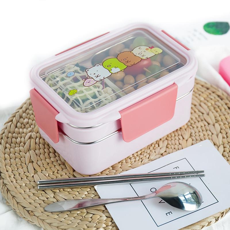 With Random Pattern Cartoon Lu - đánh giá và giá Meal Prep Box