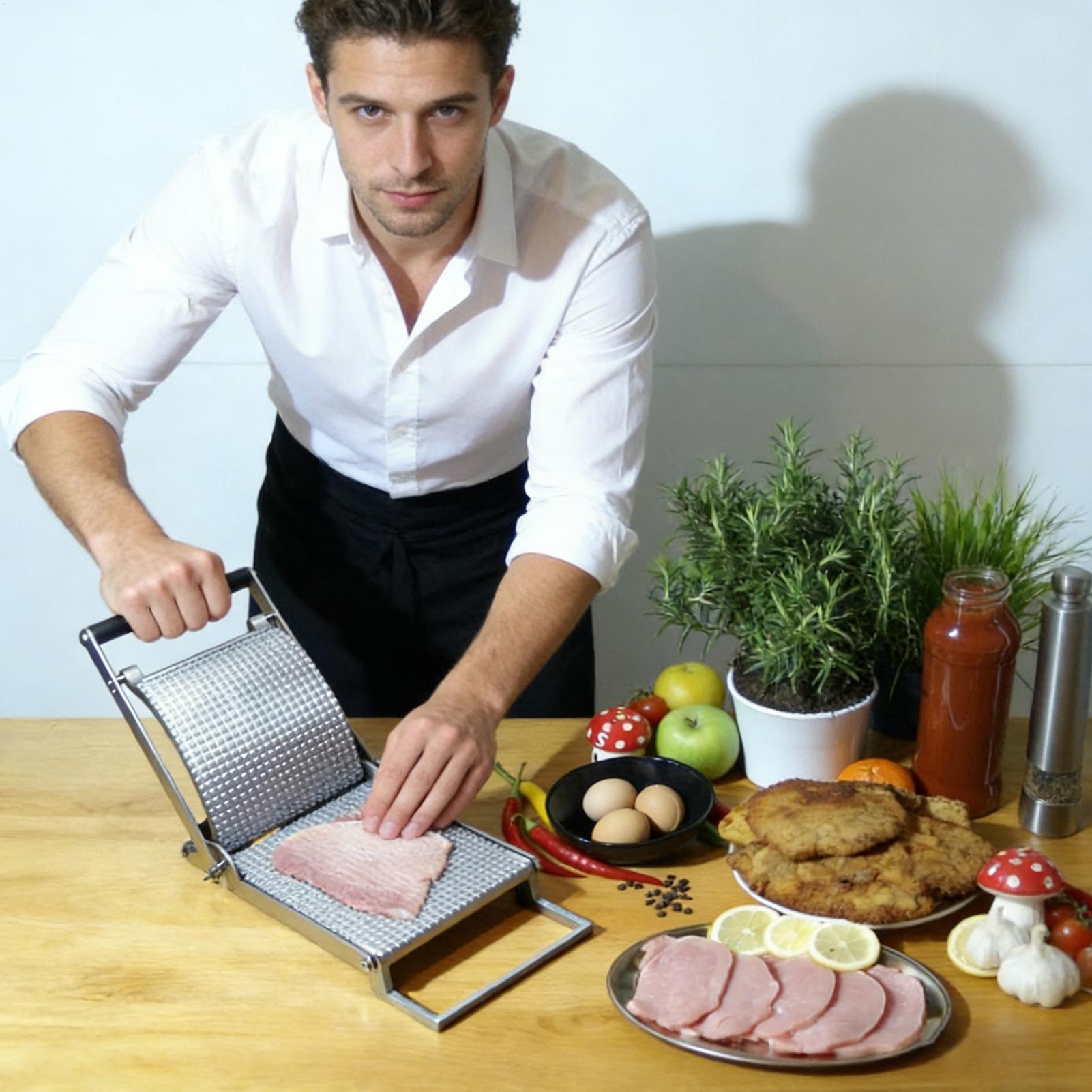 Meat Tenderizer Stainless Stee - đánh giá và giá Meal Prep Chicken