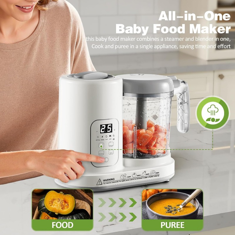 Baby Food Maker Steamer Blende - đánh giá và giá Meal Prep Youtube