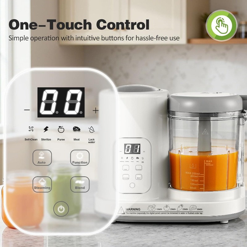 Baby Food Maker Steamer Blende - đánh giá và giá Meal Prep Youtube