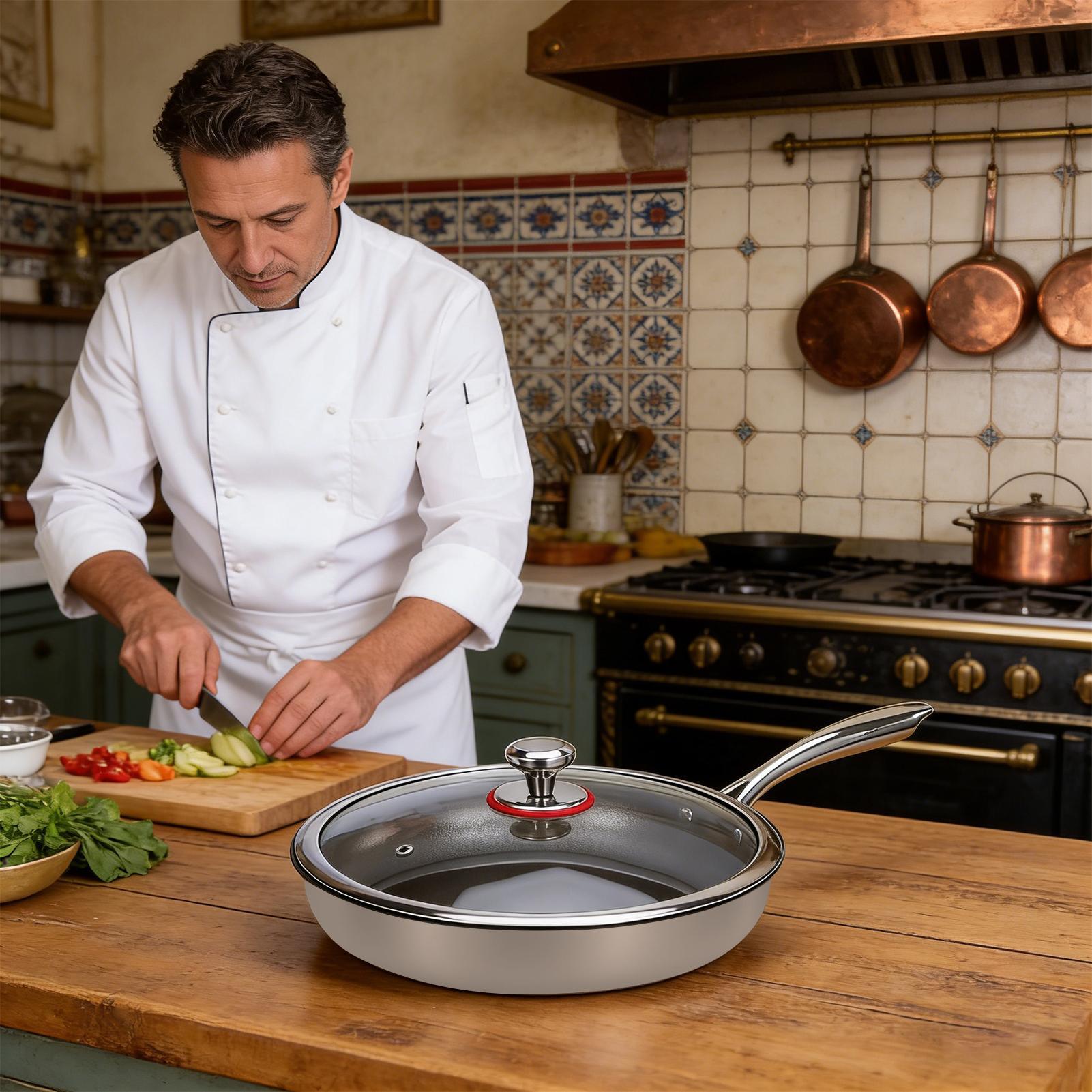 Titanium Pan Non-Stick Cookwar - đánh giá và giá Meal Prep Eggs