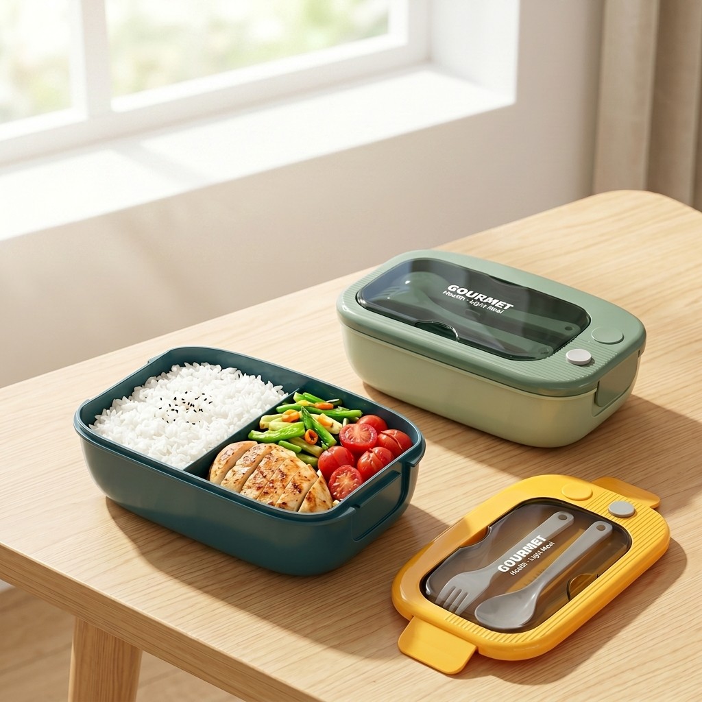 Microwavable Plastic Bento Box - đánh giá và giá Meal Prep Meal Ideas
