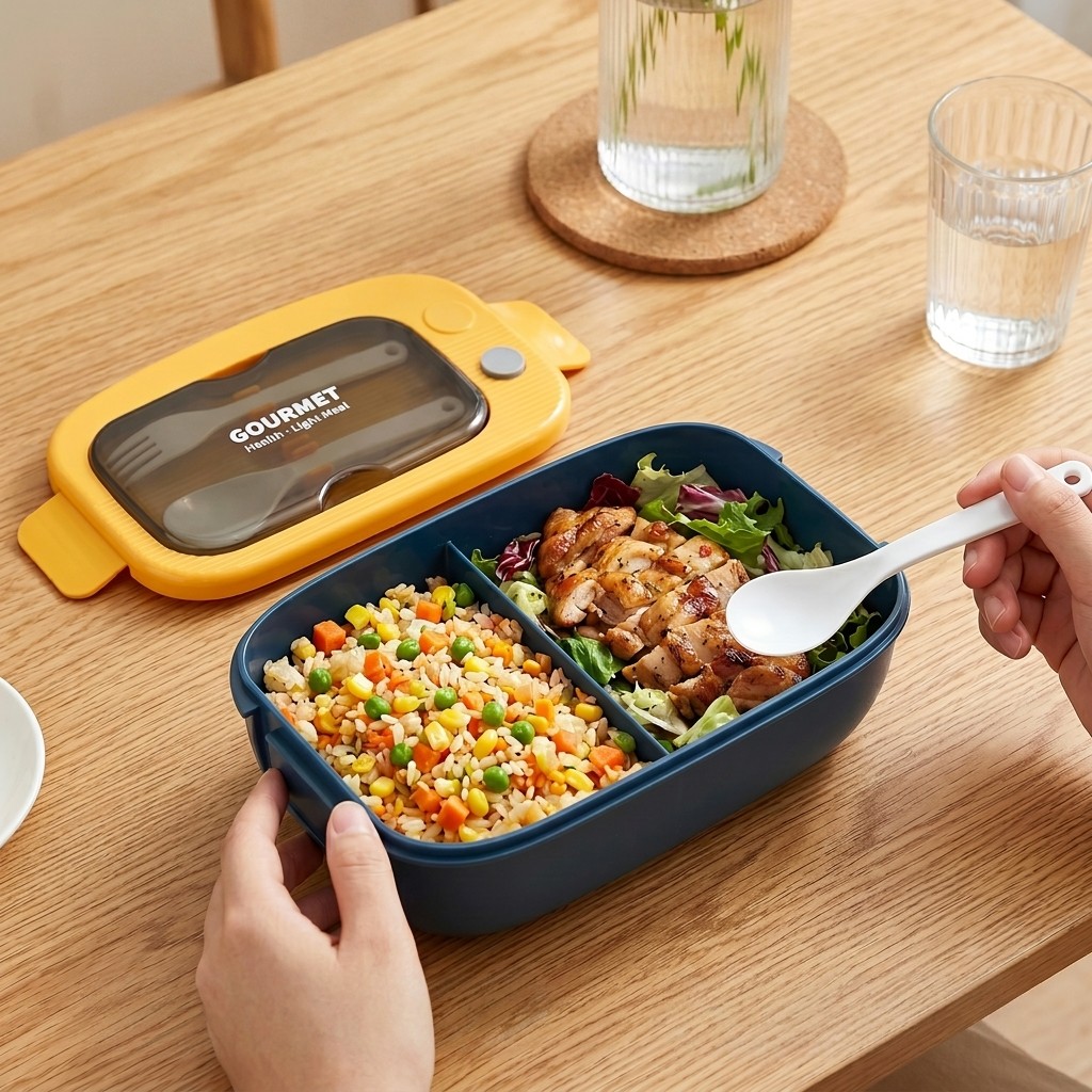 Microwavable Plastic Bento Box - đánh giá và giá Meal Prep Meal Ideas