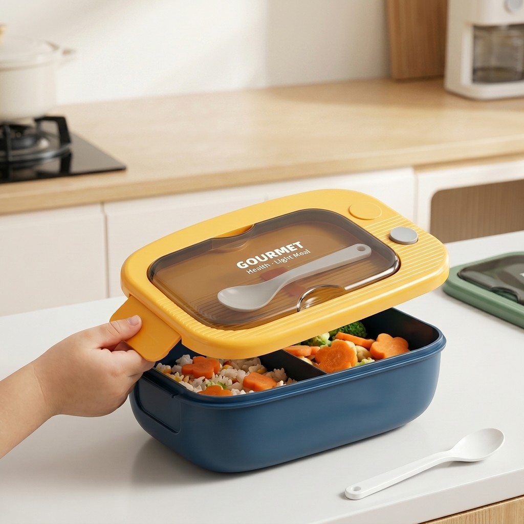 Microwavable Plastic Bento Box - đánh giá và giá Meal Prep Meal Ideas