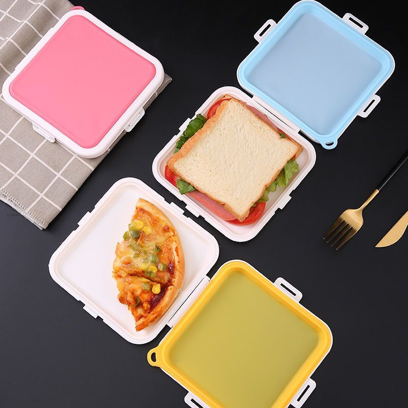 1pc Portable Sandwich Crisper  - đánh giá và giá Meal Prep Box