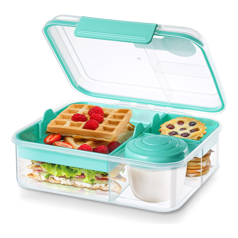 4 Compartment Leakproof Bento  - đánh giá và giá Meal Prep Meal Ideas