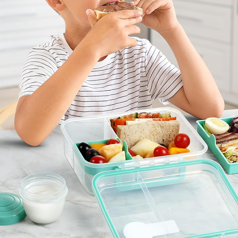4 Compartment Leakproof Bento  - đánh giá và giá Meal Prep Meal Ideas