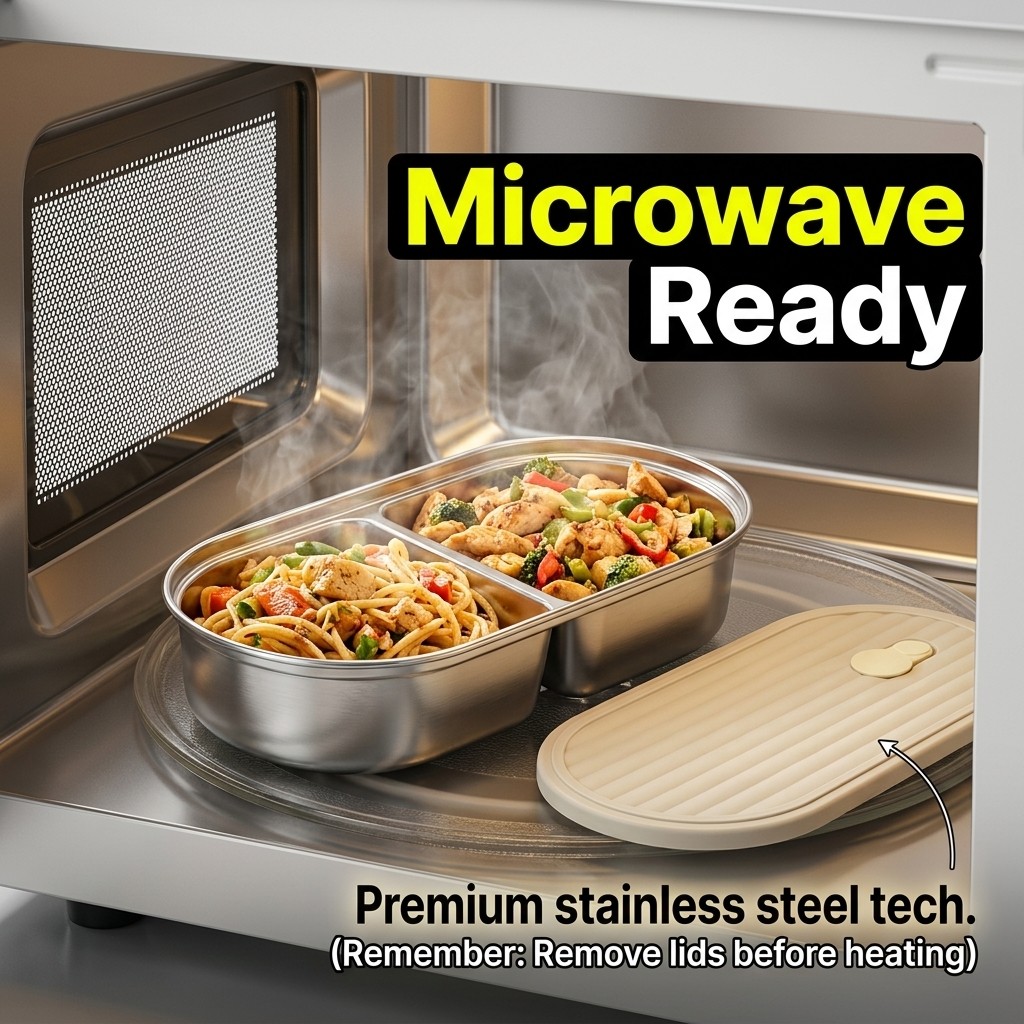 Microwave Safe 304 Stainless S - đánh giá và giá Meal Prep Meal Ideas