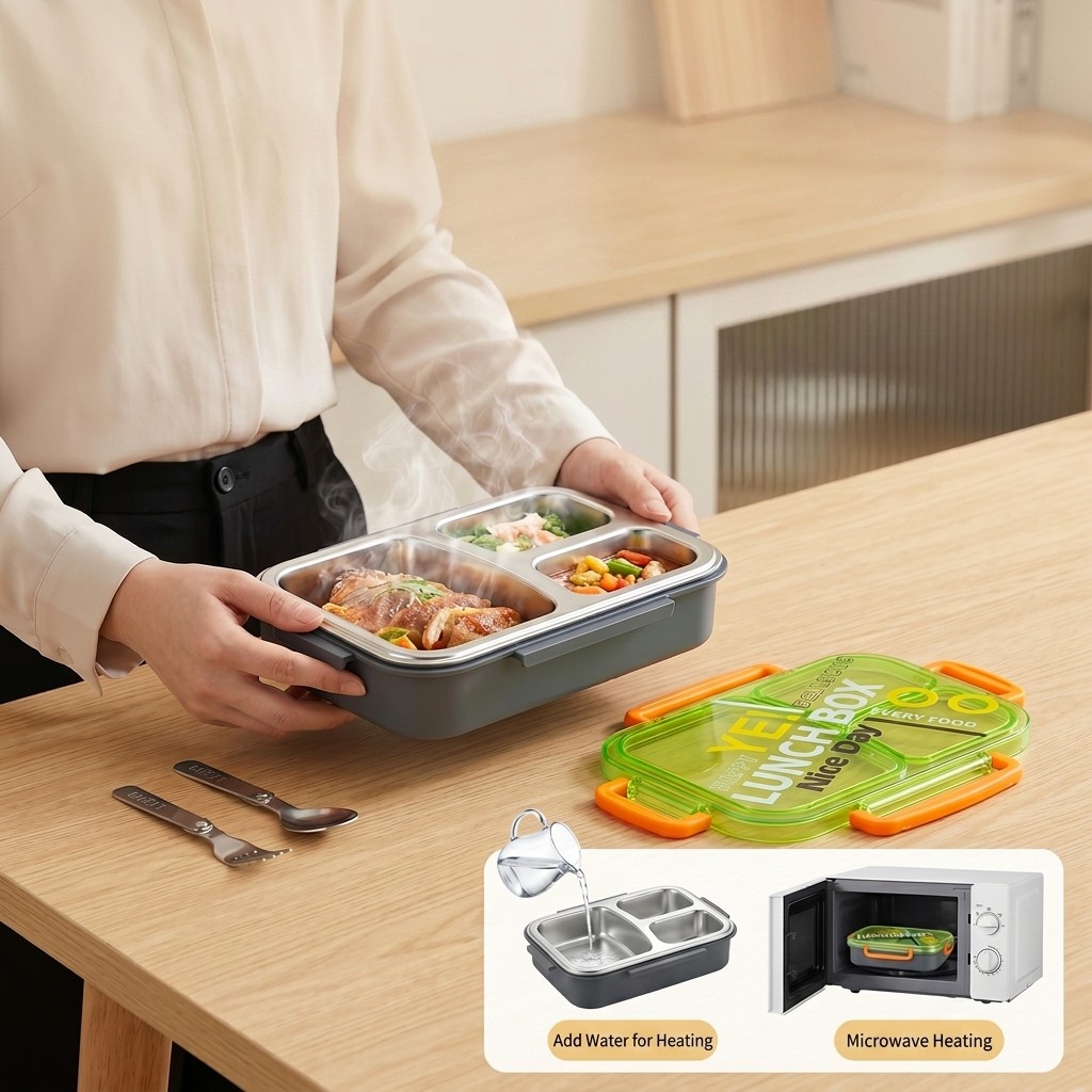 Microwavable 304 Stainless Ste - đánh giá và giá Meal Prep Meal Ideas