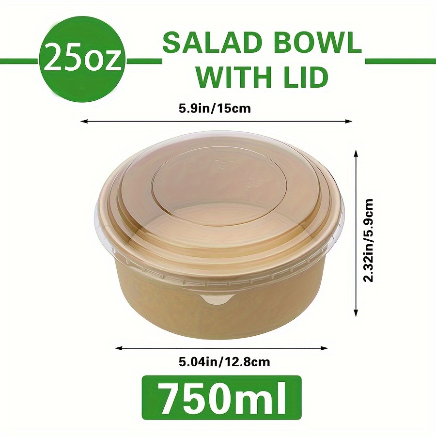 25Oz/750Ml 25/50 Pack Paper Bo - đánh giá và giá Meal Prep Box