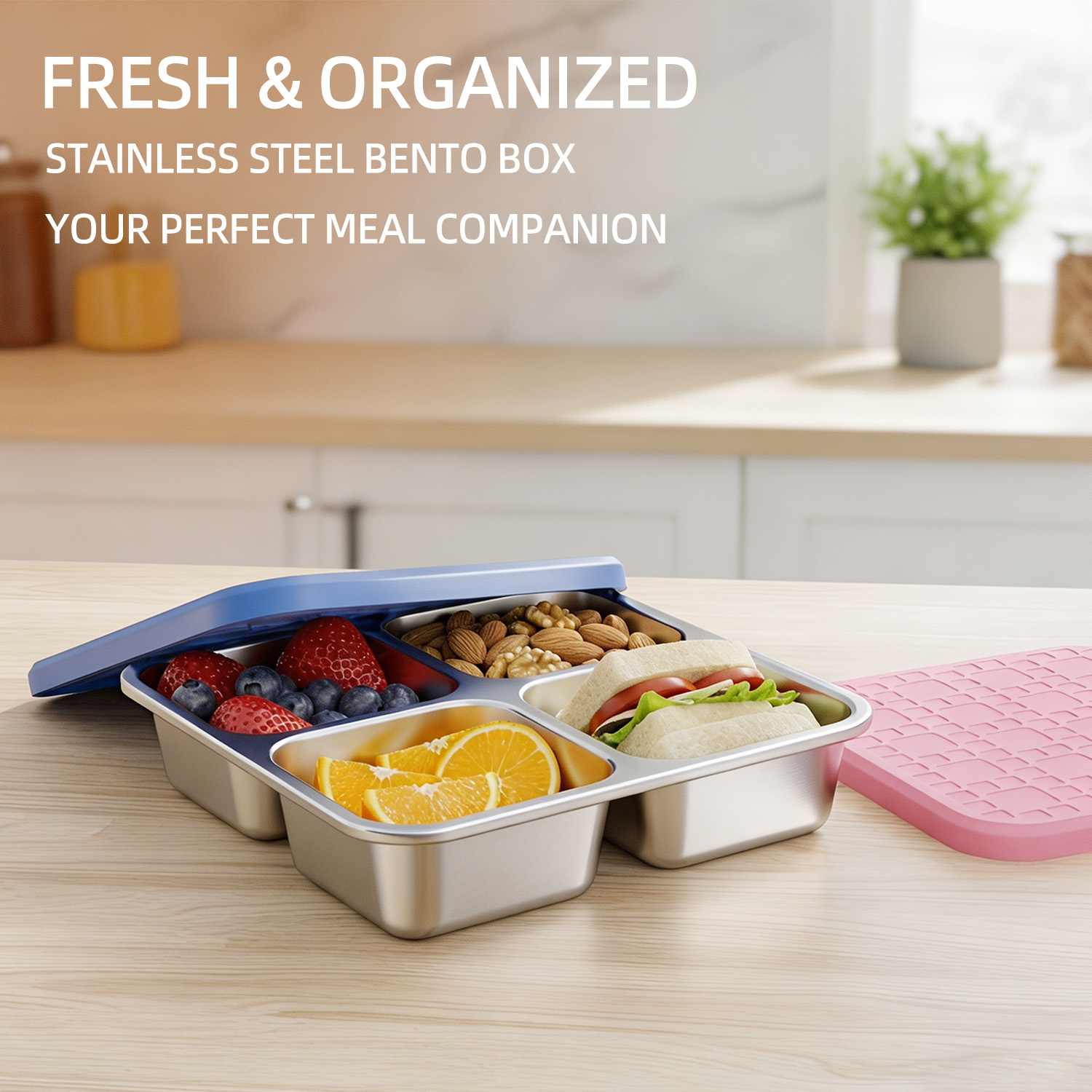 304 Stainless Steel Divided Lu - đánh giá và giá Meal Prep Box