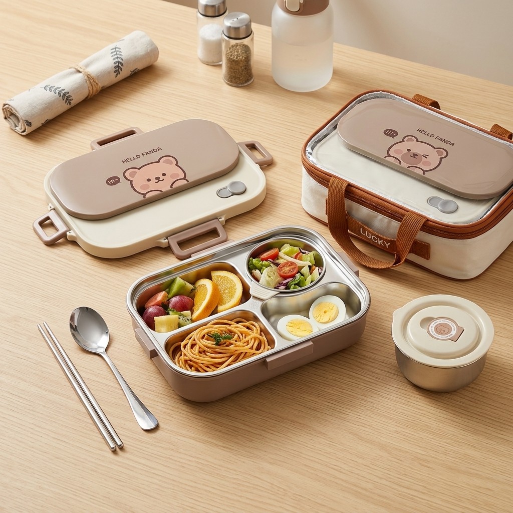 304 Stainless Steel Bento Box  - đánh giá và giá Meal Prep Meal Ideas