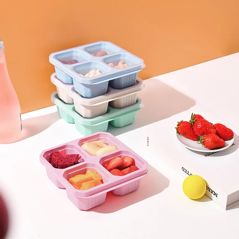 4 Grid Snack Box for Kids and  - đánh giá và giá Meal Prep Meal Ideas
