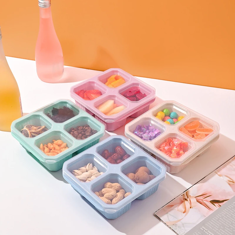 4 Grid Snack Box for Kids and  - đánh giá và giá Meal Prep Meal Ideas
